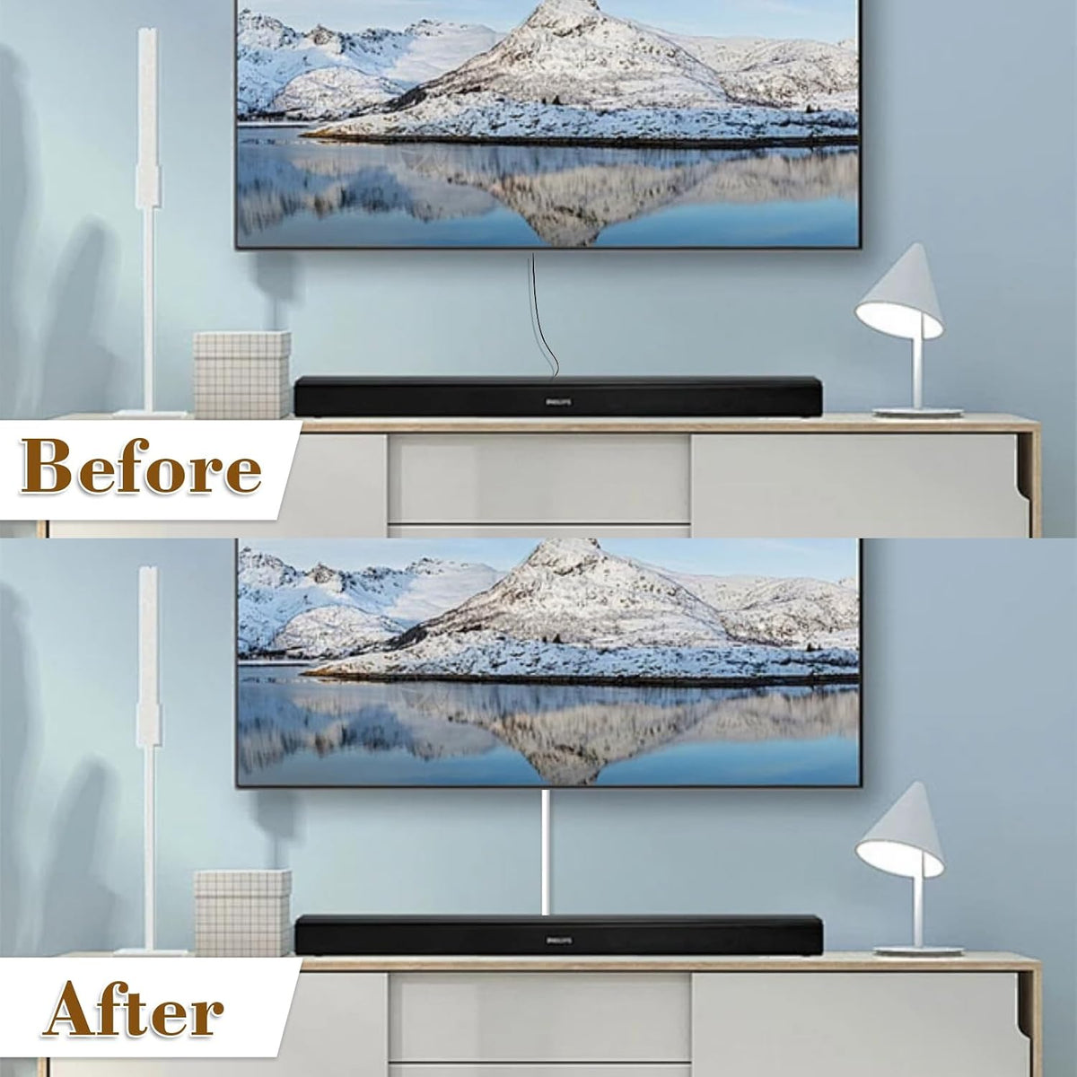 196”Silicone Cord Hider for Wall Mounted TV,Flexible Cord Cover for 1 Wire