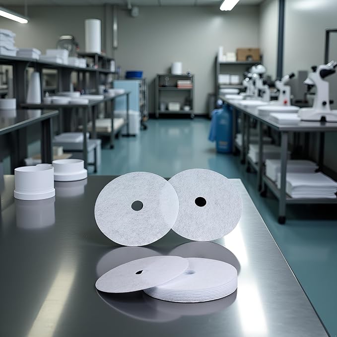 4 Pcs White Cloth Dryer Exhaust Filter,