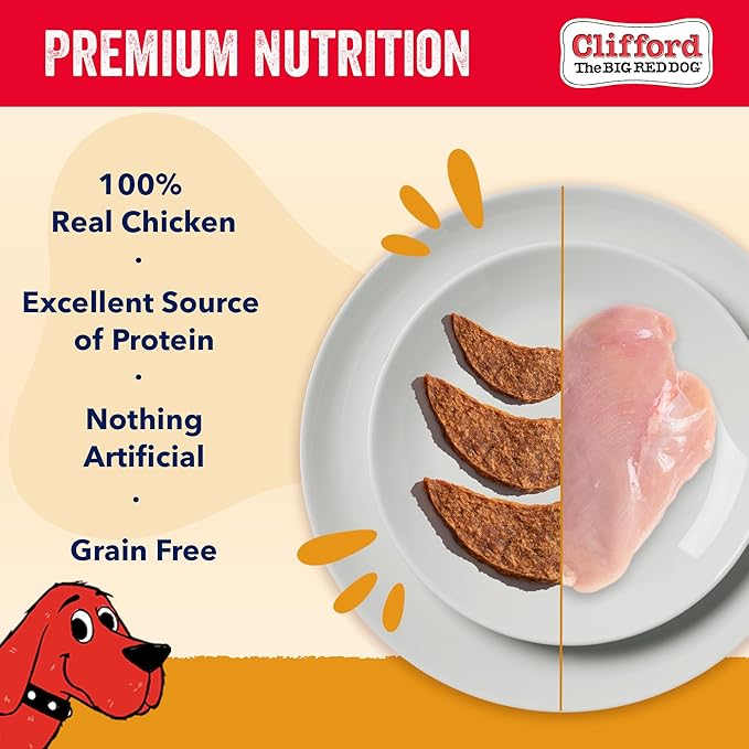 Chicken Jerky Dog Treat Chicken Strips Dog Jerky Treats for Dogs Canine Snacks Natural Canine high Protein Grain Free Snacks for Small and Large Dogs 6 oz
