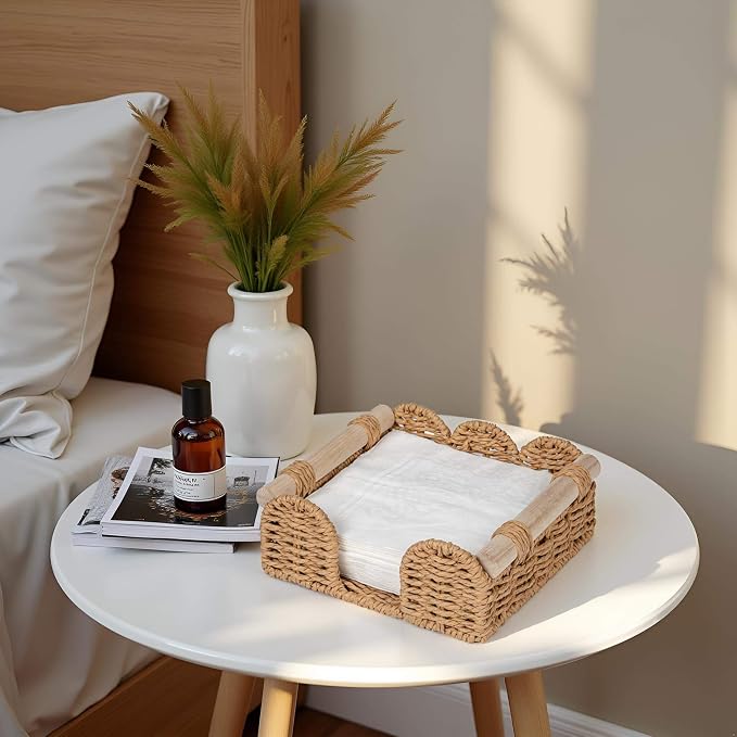 CubesLand Square Scalloped Napkin Holder