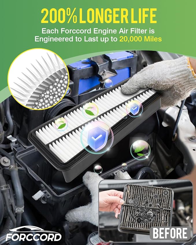 Cabin Air Filter and Engine Air Filter Fits