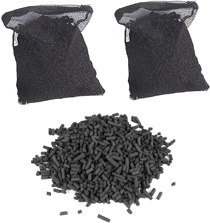 Wave Point 10 lbs Premium Virgin Activated Carbon Charcoal Pellets in Media Bags