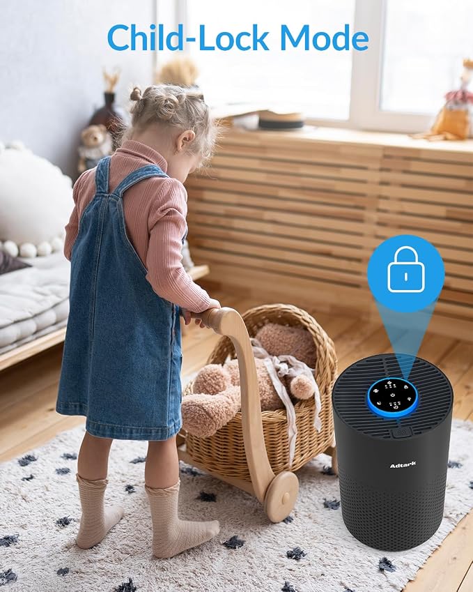 Air Purifiers for Home Bedroom, ADTARK Air Cleaner