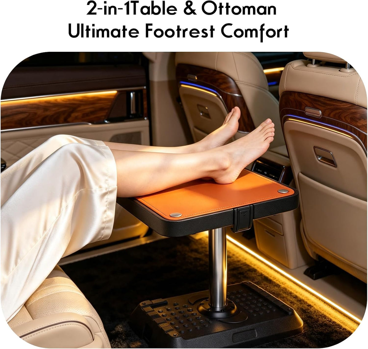 Car Seat Tray Table, Multi-Function Adjustable Car Laptop Desk (Mini)