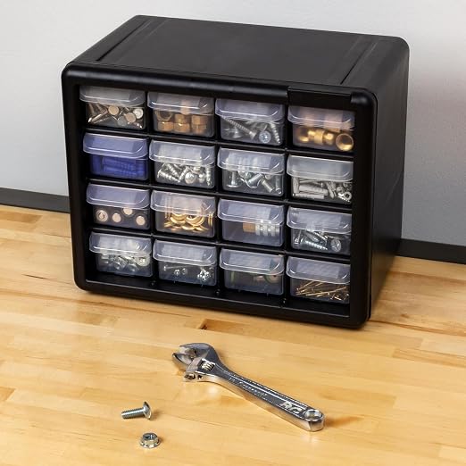 Akro-Mils 16-Drawer Plastic Drawer Storage Cabinet