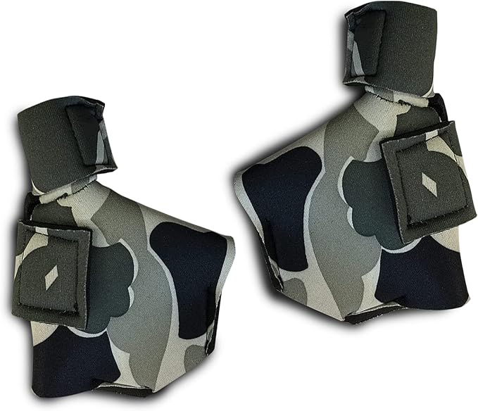 Duck Shoes for Injured Feet – Protective Neoprene Footwear for Ducks, Protective Shoes for Birds with Injured feet, Bumblefoot Relief - Small, 2.5’’ Max. Inside Width - Gray Camouflage