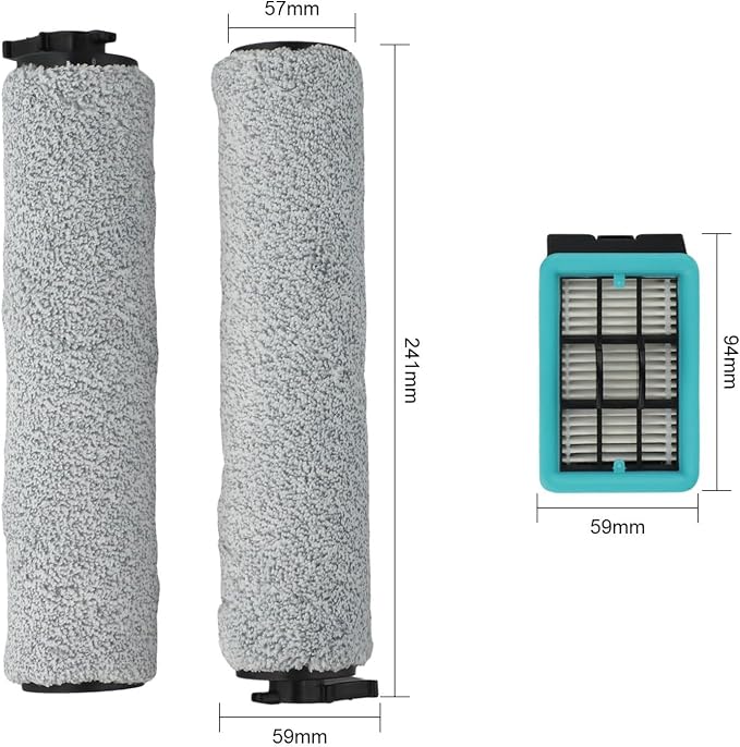 Replacement Vacuum Brush Roller Filter Set Compatible