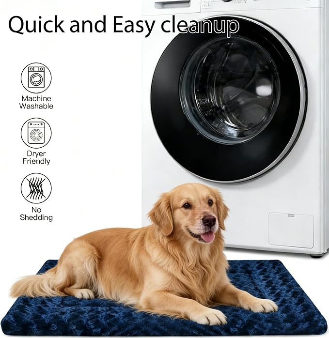 Dog Bed Mat - Reversible Dog Crate Bed Mats, Soft & Breathable Kennel Pad, Durable Crate Bed for Small Medium Large Dogs & Cats