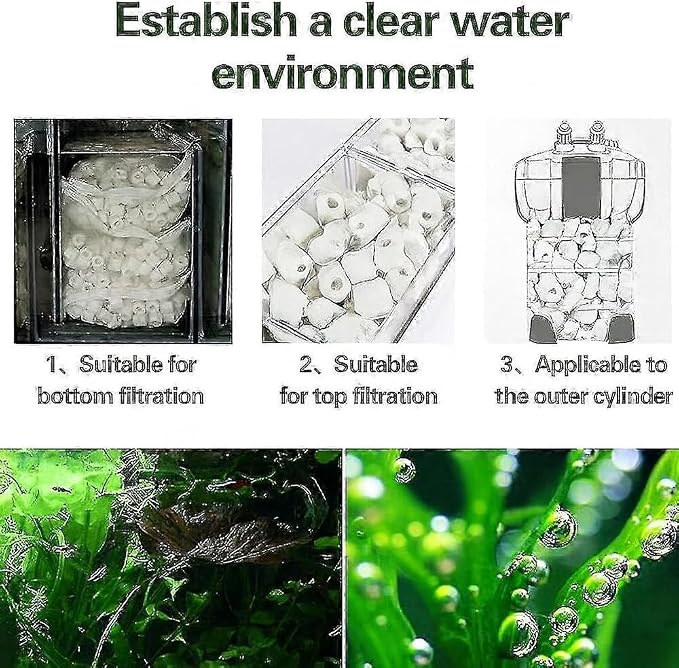 5 lbs Bio Ceramic Rings Aquarium Filter Media