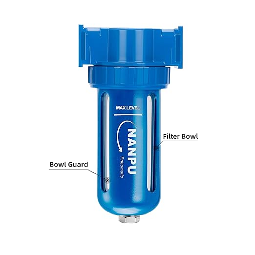 NANPU Zinc Alloy Desiccant Dryer, Compressed Air in Line Filter, Moisture Water