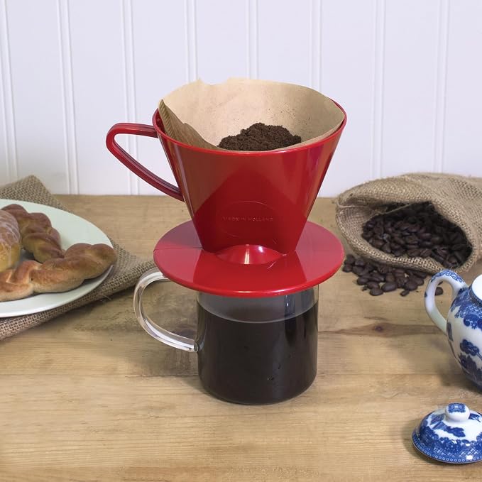 Fino Pour-Over Coffee Brewing Filter Cone, Number 2-Size, Brews 2 to 6-Cups
