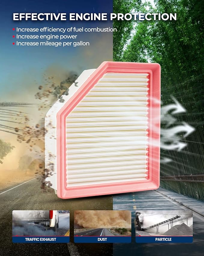 KAX Engine Air Filter, CA12967 Replacement