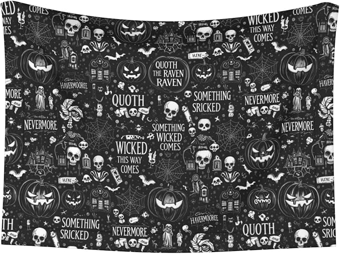 Reversible Plush Dot Pet Blanket, Halloween Witchcraft Witch Pumpkin Spider Web Bat Raven Magic Board Spirit Skull Skeleton Vintage Black, Ultra Soft Two Sided Throw for Dogs Cats Home Use Comfort