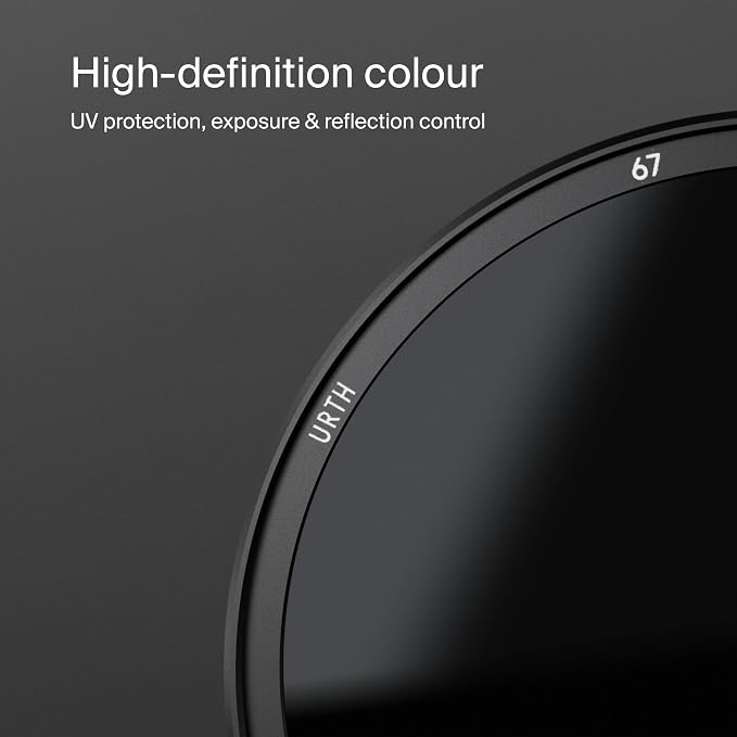 Urth 82mm Magnetic UV, Circular Polarizing, ND1000 Lens Filter Kit
