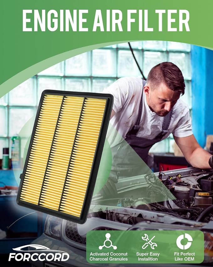 1 HEPA Pack Cabin Air Filter and 1 Pack Engine Air Filter fit