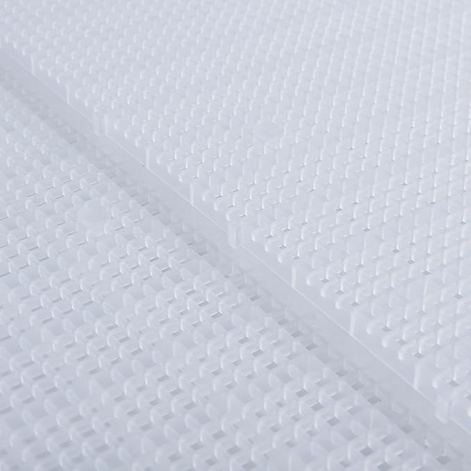 ALEGI Aquarium Grid Isolate Board Divider Fish Tank Bottom Black Filter Tray Plastic Crate (4pcs)