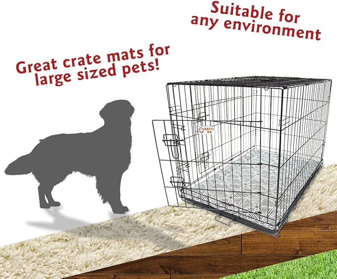 42" Charlie Metallic Crate Dog Bed Mat By Majestic Pet Products