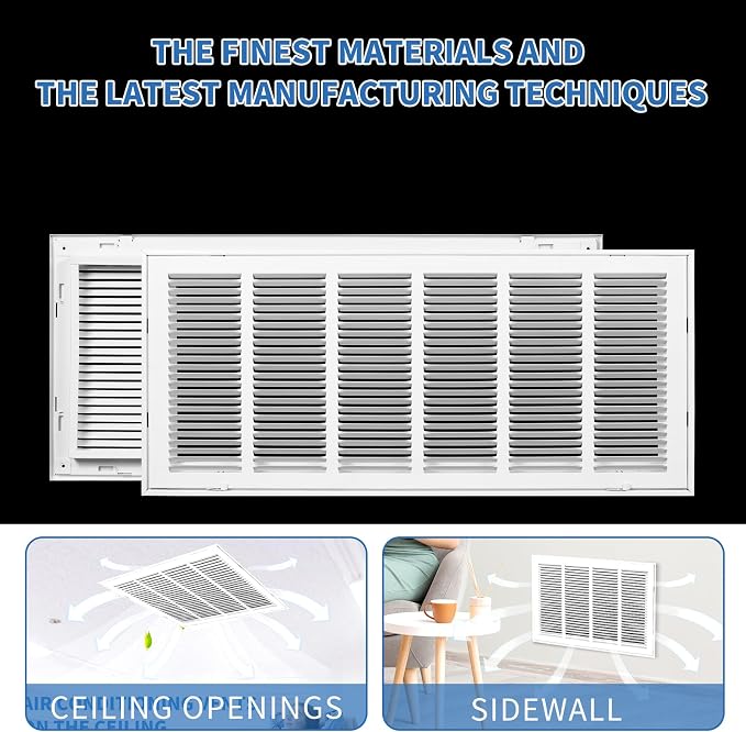 30x12 Return Air Grille, Return Air Vent Cover