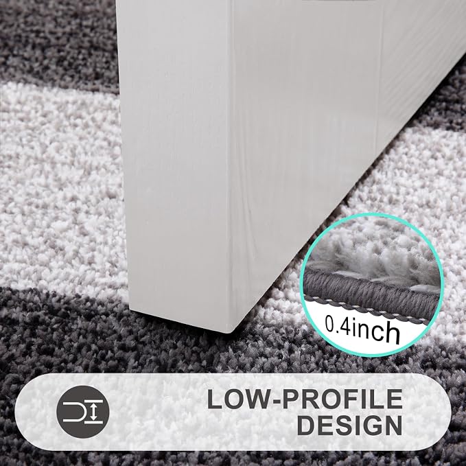 Kitinjoy Indoor Outdoor Door Mat, 47x20 Non-Slip Absorbent Dirt Trapper