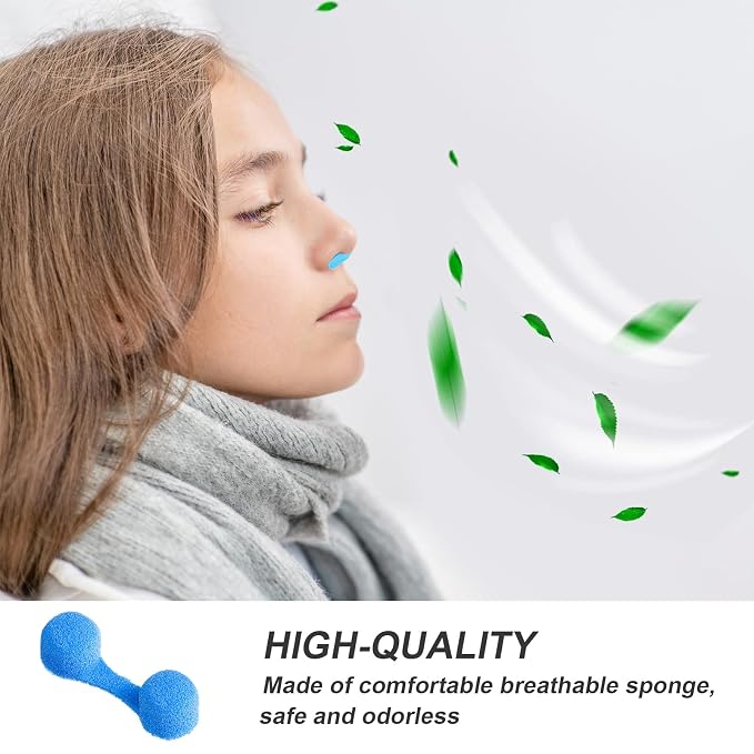 Tondiamo 100 Pieces Nose Plug Filter Disposable Nose Filter Sponge