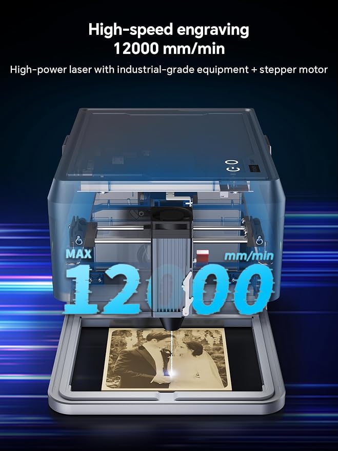 5W Desktop Laser Engraver with Camera, WiFi & AI, A1 Pro AA Beginner Smart