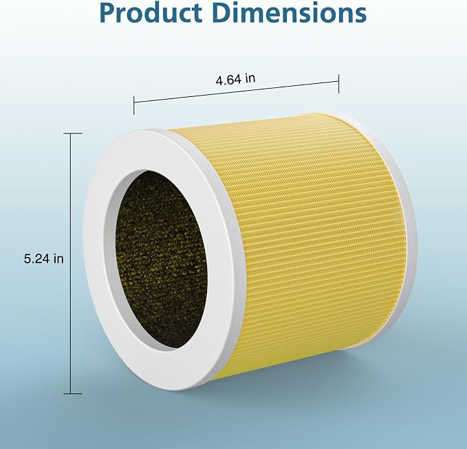 2 Pack A1 Pet Replacement Filter Compatible