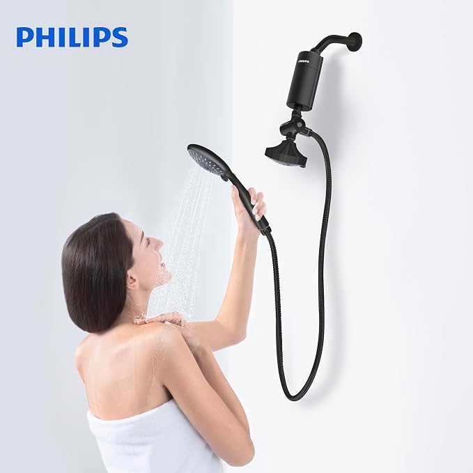 PHILIPS Shower Filter AWP1775BK/37, Water Softener