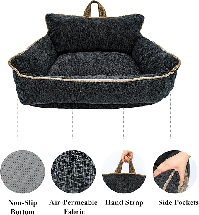 Orthopedic Dog Bed,Large Dog Bed,Memory Foam Washable Dog beds,Medium & Large Dogs,Waterproof,L(30"x24"x14")
