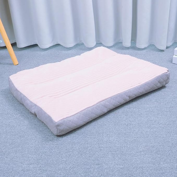 Dog Bed,pet Beds & Furniture,Machine-Washable Cushion for Dogs and Cats,Suitable for Dogs, Floor Furniture Use Pink M