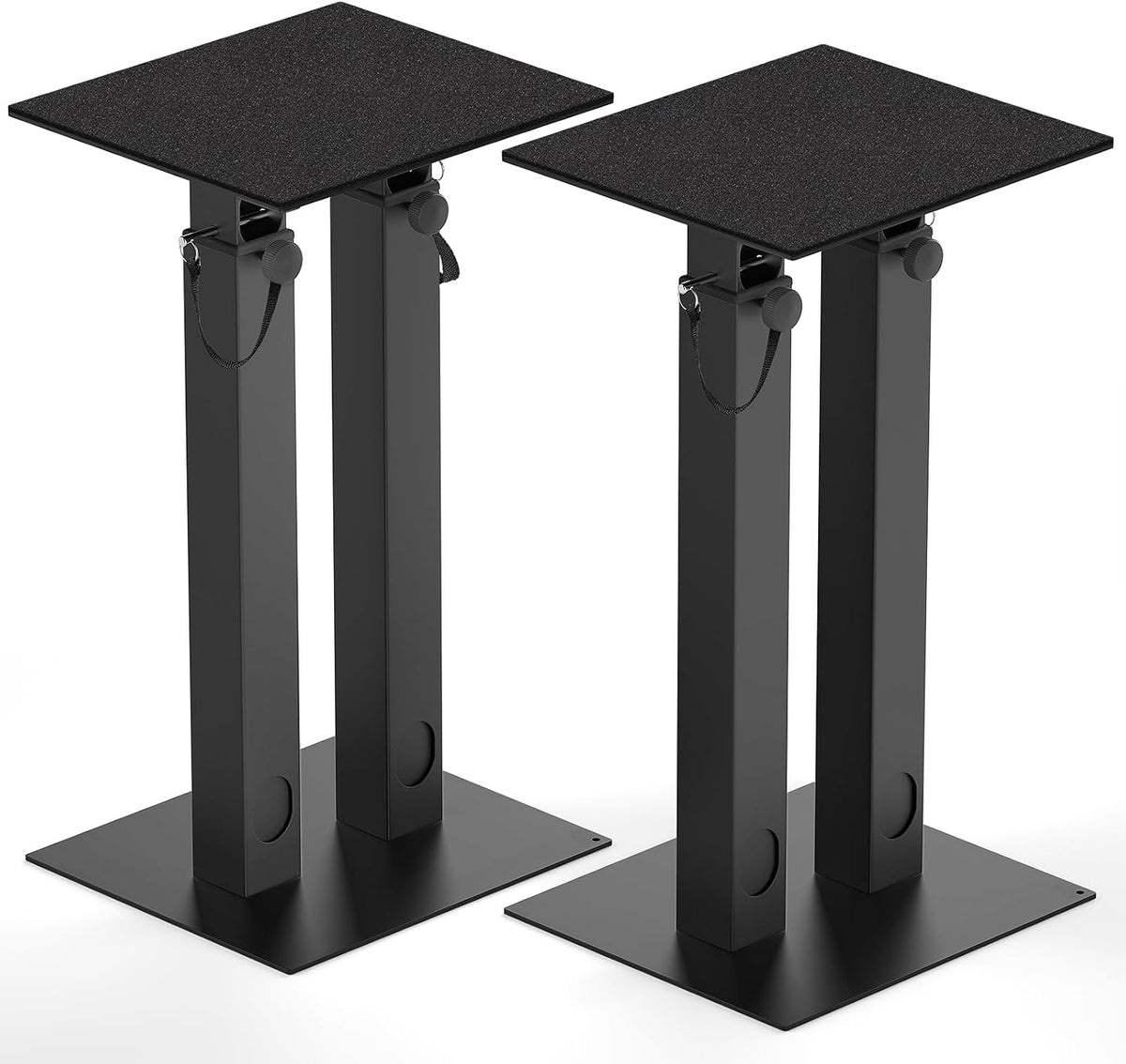 Universal Speaker Stand Pair, Height Adjustable Speaker Stand 16.7"-29.3"