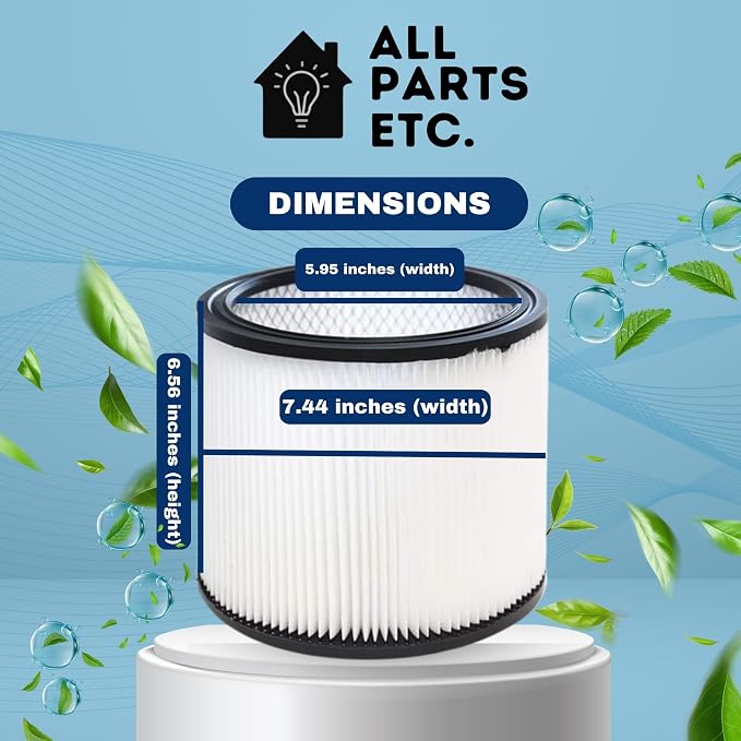 HEPA Cartridge Replacement Filter Compatible