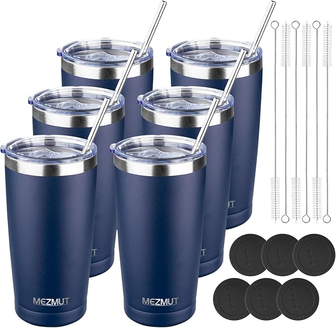 MEZMUT 20oz Insulated Tumbler Travel Coffee Mug