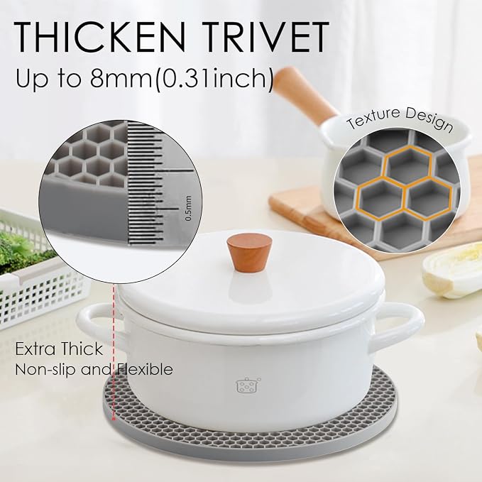 Silicone Trivet Mats, Silicone Pot Holders