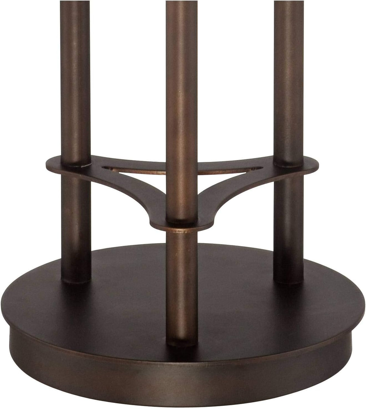 Libby 30" Large Table Lamp Edison Bulb LED Bronze Seeded Metal Glass