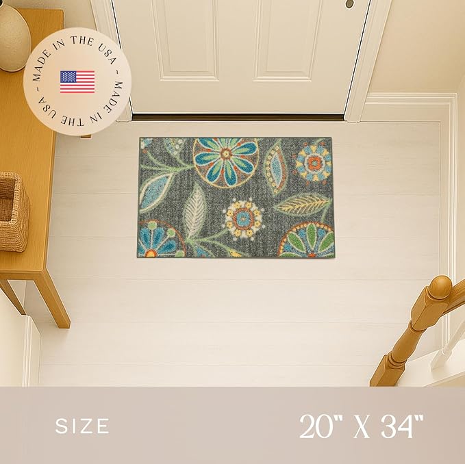 Maples Rugs Reggie Floral Kitchen Rug