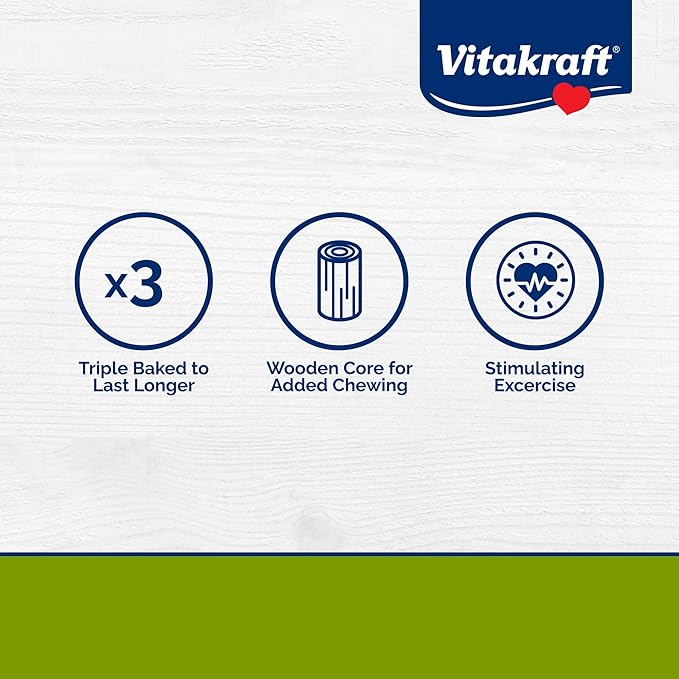 Vitakraft Rabbit Treat Stick - Apricot And Cherry - 3.5Oz
