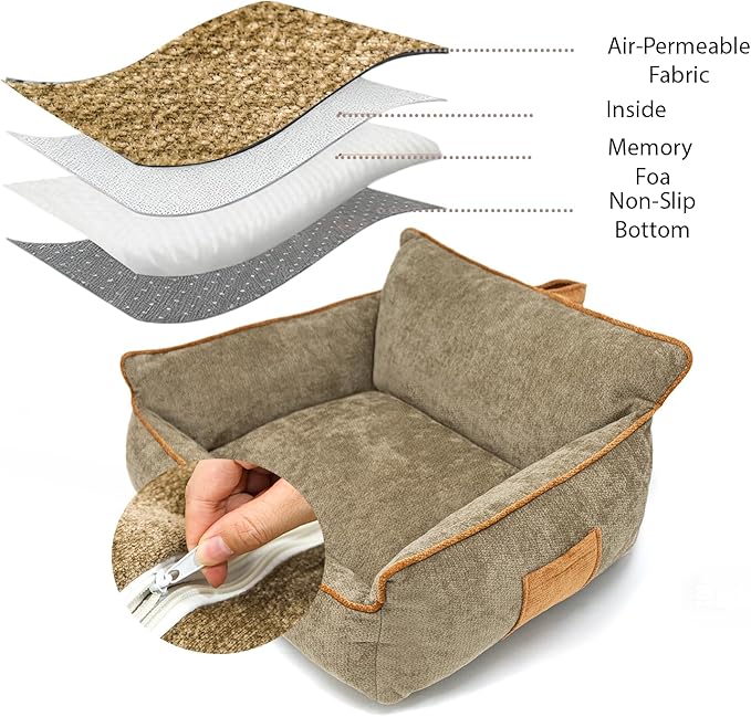 Orthopedic Dog Bed,Large Dog Bed,Memory Foam Washable Dog beds,Medium & Large Dogs,Waterproof,L(30"x24"x14")