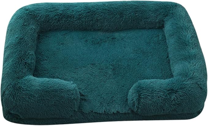 Dog Beds Large Sized dog Orthopedic, Sofa Dog Bed with Waterproof Lining and Nonskid Bottom, Rectangle Washable Dog Bed for Medium Small Dogs and Cats Comfortable ( Color : Blue1 , Size : 51 x 35" )