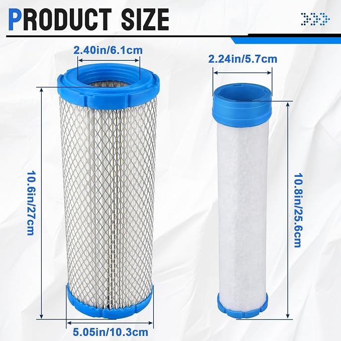 11013-7044 25 083 01 Air Filter & 11013-7045 2508304-S Pre Filter
