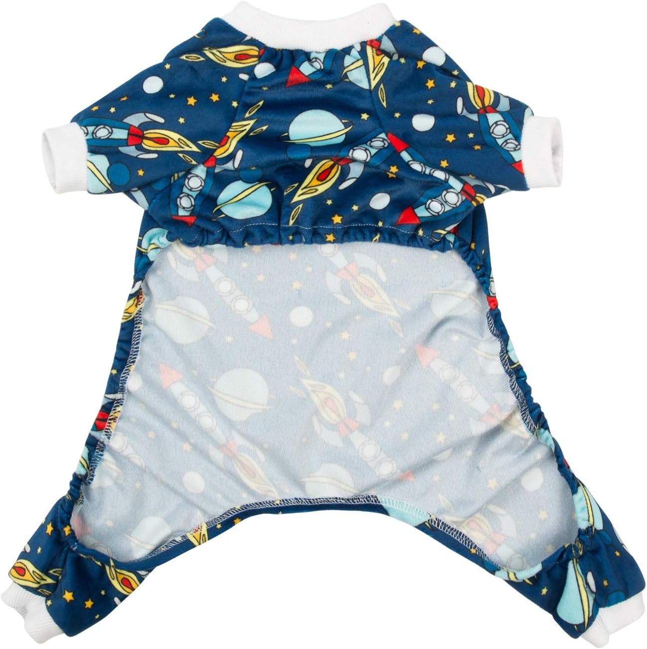 CuteBone Small Dogs Outfit Soft Puppy Onesies Pjs Dog Pajamas Pet Coat Cat Apparel Comfy Doggie Jumpsuit Bodysuit for All Seasons P16XL