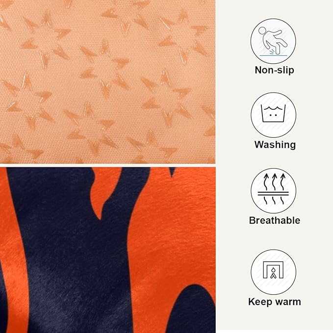 Pet Bed Fire Flame Dog Bed Mat Absorbing Non Slip Pad Pet Sleeping Mat for Small, Medium, and Large Dogs Puppy Cat 36 in x 24 in