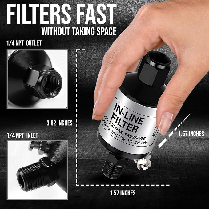 LE LEMATEC Air Compressor Water Separator
