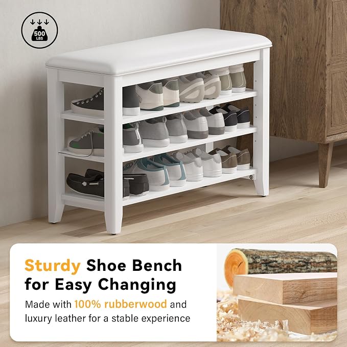 Entryway Shoe Storage Bench