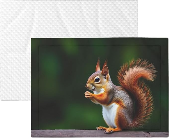 Waterproof Dog Blanket Soft Pet Blanket for Puppy Cat, Fleece Cat Throw Blankets for Furniture Bed Couch Sofa Reversible - Squirrels Eating Peanuts On The Tree