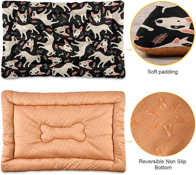 Cute Dog Pet Bed Cute Dog Bed Mat Absorbing Non Slip Pad Pet Sleeping Mat for Small, Medium, and Large Dogs Puppy Cat 24 in x 18 in