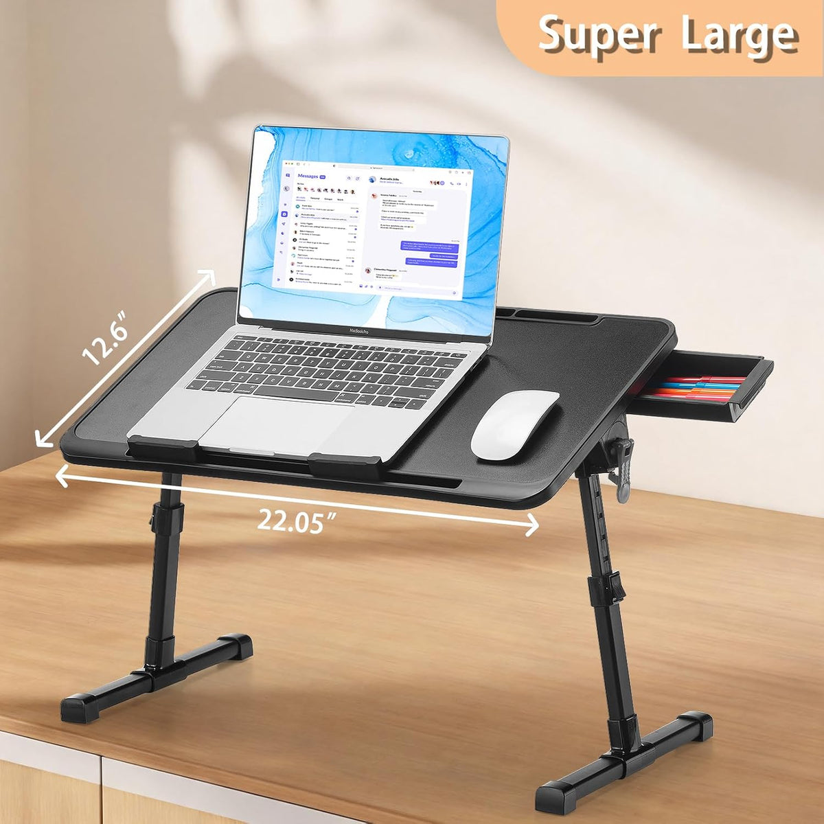 Lap Desk for Bed/Sofa, Adjustable Laptop Table