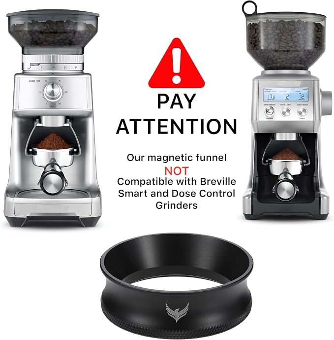 Magnetic 54mm Dosing Funnel & Espresso Puck Screen