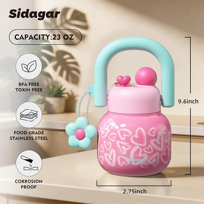 22 oz Tote Insulated Water Bottle