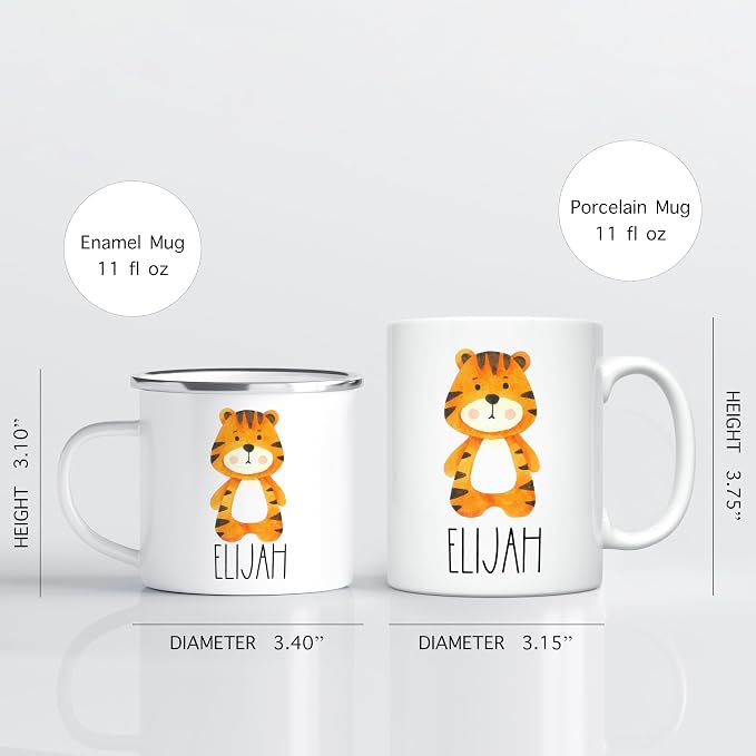 Personalized Mug for Kids, Girls | Customized Cocoa, Hot Chocolate, Coffee &