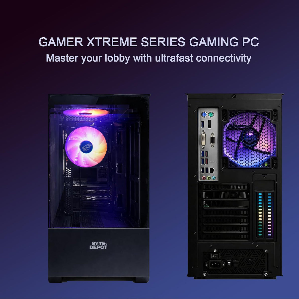 Gamer Master Gaming Desktop PC - Intel Core i7, 32GB RAM, 1TB Ultra-Fast SSD, GeForce RTX 3050 6GB GDDR6, WiFi 6 Ready & Windows 11 Pro